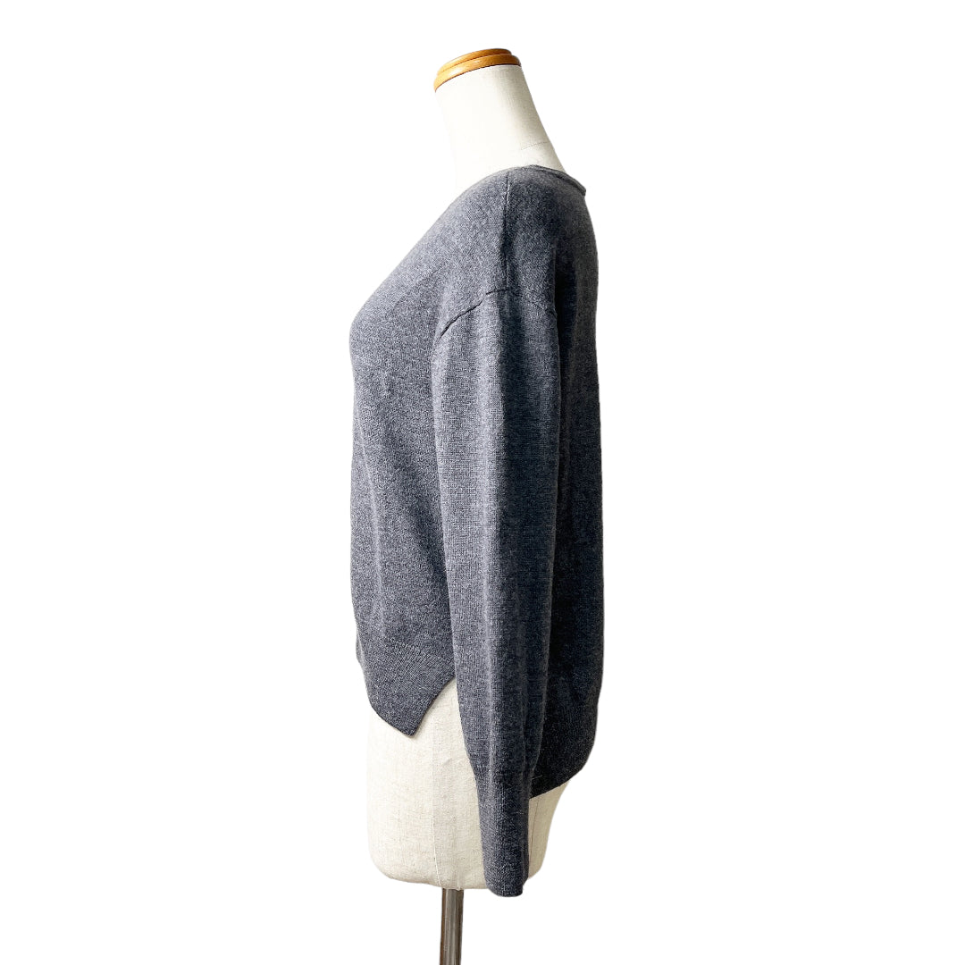 【SYSORUS/シソラス】イタリア製素材 ウール100％ Vネック ニット セーター